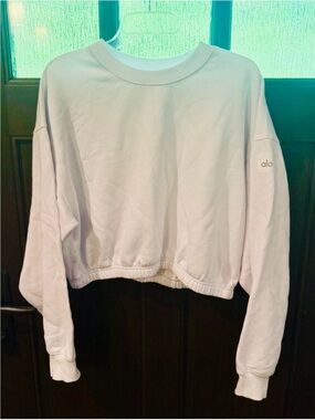 Alo cropped crew neck